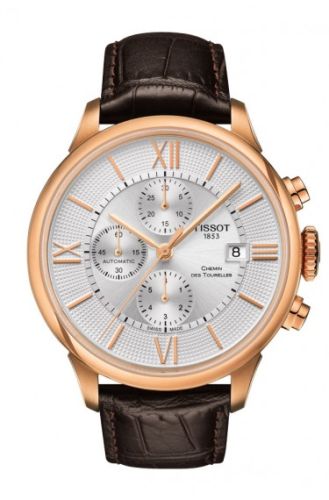 Tissot Chemin des Tourelles Automatic Chronograph PVD Gold / Silver